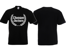 T-Hemd - Division Sachsen - klassisch - Motiv 2 - schwarz T-Hemd - Division Sachsen - klassisch - Motiv 2 - schwarz