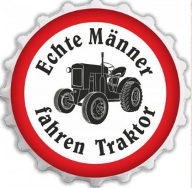 Flaschenöffner / Kapselheber - Echte Männer fahren Traktor KH17 Flaschenöffner / Kapselheber - Echte Männer fahren Traktor KH17