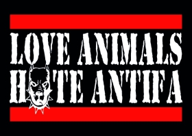 Love Animals - Hate Antifa - Aufkleber Paket 50 Stück Love Animals - Hate Antifa - Aufkleber Paket 50 Stück