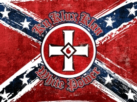 Holzschild - 20x30cm - KKK - White Power - Südstaaten Holzschild - 20x30cm - KKK - White Power - Südstaaten