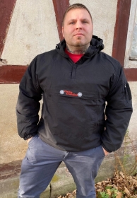 Überzieh Jacke Sommer - Combat Anorak - Division Deutschland - schwarz - bestickt (Windbreaker) Überzieh Jacke Sommer - Combat Anorak - Division Deutschland - schwarz - bestickt (Windbreaker)