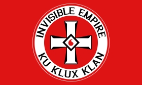 Fahne - KKK - Invisible Empire - Neuauflage Fahne - KKK - Invisible Empire - Neuauflage