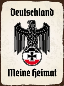 Holzschild - 12x18cm - Deutschland meine Heimat - Motiv 1 Holzschild - 12x18cm - Deutschland meine Heimat - Motiv 1