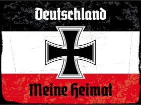 Holzschild - 12x18cm - Deutschland meine Heimat - Motiv 2 Holzschild - 12x18cm - Deutschland meine Heimat - Motiv 2