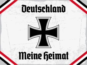 Holzschild - 12x18cm - Deutschland meine Heimat - Motiv 5 Holzschild - 12x18cm - Deutschland meine Heimat - Motiv 5