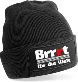 Mütze - BD - Brrrt für die Welt - schwarz Mütze - BD - Brrrt für die Welt - schwarz