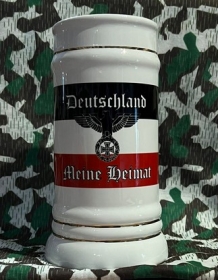Bierkrug mit Goldlinien - Deutschland meine Heimat Bierkrug mit Goldlinien - Deutschland meine Heimat