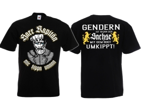 Frauen T-Shirt - Gendern ist wenn der Sachse mit dem Boot umkippt - schwarz Frauen T-Shirt - Gendern ist wenn der Sachse mit dem Boot umkippt - schwarz