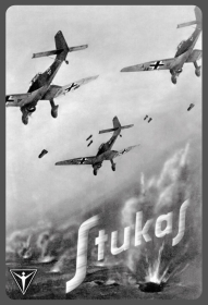 Holzschild - 12x18cm - Stukas Holzschild - 12x18cm - Stukas