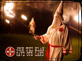 Blechschild - 20x30cm - KKK - Fackelträger Blechschild - 20x30cm - KKK - Fackelträger