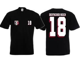 T-Hemd - Fußball - Deutsches Reich - Trikot 18 - Motiv 1 T-Hemd - Fußball - Deutsches Reich - Trikot 18 - Motiv 1