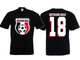 T-Hemd - Fußball - Deutsches Reich - Trikot 18 - Motiv 2 T-Hemd - Fußball - Deutsches Reich - Trikot 18 - Motiv 2