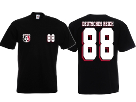T-Hemd - Fußball - Deutsches Reich - Trikot 88 - Motiv 1 T-Hemd - Fußball - Deutsches Reich - Trikot 88 - Motiv 1