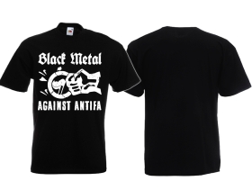T-Hemd - Black Metal - Against Antifa - Motiv 1 T-Hemd - Black Metal - Against Antifa - Motiv 1