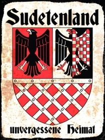 Holzschild - 20x30cm - Sudetenland - Unvergessene Heimat Holzschild - 20x30cm - Sudetenland - Unvergessene Heimat