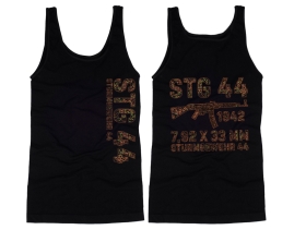 Muskelshirt/Tank Top - Sturmgewehr - STG 44 - schwarz/erbsentarn Muskelshirt/Tank Top - Sturmgewehr - STG 44 - schwarz/erbsentarn