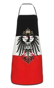 Kochschürze - schwarz-weiß-rot - mit Adler Kochschürze - schwarz-weiß-rot - mit Adler