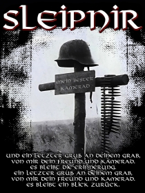Blechschild - 20x30cm - Sleipnir - Der beste Kamerad Blechschild - 20x30cm - Sleipnir - Der beste Kamerad