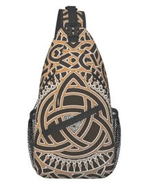Schultertasche / Rucksack - keltisches Triqueta Schultertasche / Rucksack - keltisches Triqueta