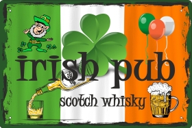 Blechschild - Irish Pub - BS663 (416) Blechschild - Irish Pub - BS663 (416)