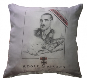 Kissen - Helden für Deutschland - Adolf Galland - Feldgrau Kissen - Helden für Deutschland - Adolf Galland - Feldgrau
