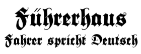 Autoaufkleber - Führerhaus - Fahrer spricht Deutsch - Größe 35 cm Autoaufkleber - Führerhaus - Fahrer spricht Deutsch - Größe 35 cm