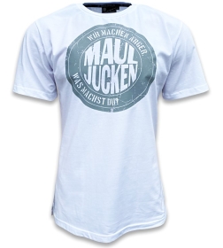 Erik & Sons - T-Shirt - MJ ÄRGER weiss/grau Erik & Sons - T-Shirt - MJ ÄRGER weiss/grau