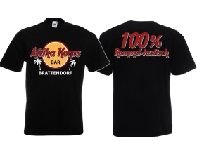 T-Hemd - Afrikakorps Bar Brattendorf - 100% Rommel-tastisch - schwarz T-Hemd - Afrikakorps Bar Brattendorf - 100% Rommel-tastisch - schwarz