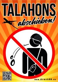 Talahons abschieben! - Aufkleber Paket 50 Stück Talahons abschieben! - Aufkleber Paket 50 Stück