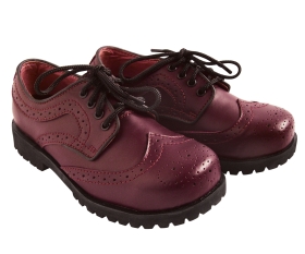 Schuhe - 3 Loch - Budapester Style - bordo Schuhe - 3 Loch - Budapester Style - bordo