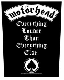 Rückenaufnäher - Motörhead - Everything Louder Rückenaufnäher - Motörhead - Everything Louder