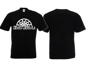 Frauen T-Shirt - Anti Antifa - Sonne - schwarz Frauen T-Shirt - Anti Antifa - Sonne - schwarz