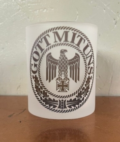 Glas Tasse - Gott mit uns Glas Tasse - Gott mit uns