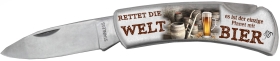 Taschenmesser - Rettet die Welt - es ist der einzige Planet mit Bier Taschenmesser - Rettet die Welt - es ist der einzige Planet mit Bier