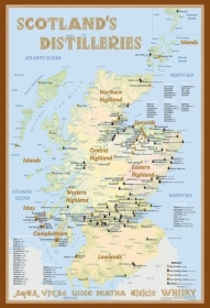 Blechschild - 20x30cm - Scotland s Distilleries Whisky Blechschild - 20x30cm - Scotland s Distilleries Whisky