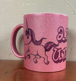 Glitzer Tasse - pink - Aryan Unicorn Glitzer Tasse - pink - Aryan Unicorn