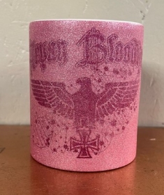 Glitzer Tasse - pink - Aryan Bloodline Glitzer Tasse - pink - Aryan Bloodline