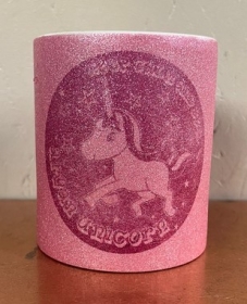 Glitzer Tasse - pink - Aryan Unicorn - Motiv 2 Glitzer Tasse - pink - Aryan Unicorn - Motiv 2
