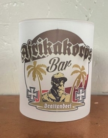 Glas Tasse - Afrikakorps Bar - Brattendorf - Motiv 3 Glas Tasse - Afrikakorps Bar - Brattendorf - Motiv 3