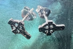 Ohrstecker - Keltenkreuz - 925 Silber - 1 Paar Ohrstecker - Keltenkreuz - 925 Silber - 1 Paar