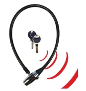 Kabelschloss - 39 cm - mit lautem Alarm (E-Bikes, Motorräder usw.) Kabelschloss - 39 cm - mit lautem Alarm (E-Bikes, Motorräder usw.)
