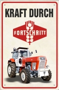 Blechschild - Kraft durch Fortschritt ( 448 ) Blechschild - Kraft durch Fortschritt ( 448 )