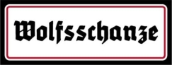 Holzschild - 27x10cm - Wolfsschanze - SWR Holzschild - 27x10cm - Wolfsschanze - SWR