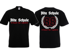 Frauen T-Shirt - Alte Schule - 88 - Respekt - Ehre - Loyalität - schwarz Frauen T-Shirt - Alte Schule - 88 - Respekt - Ehre - Loyalität - schwarz
