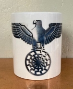 Tasse - Reichsadler mit Schwarzer Sonne - Silber Tasse - Reichsadler mit Schwarzer Sonne - Silber