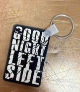 Schlüsselanhänger - KM - Good Night Left Side - schwarz/weiß
