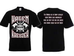 T-Hemd - Hagen Kreuzer - Männer die im Kampf gefallen - schwarz