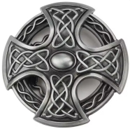 Gürtelschnalle - keltisches Kreuz AEP - Motiv 3