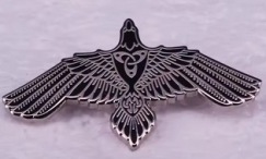 Pin - Germanischer Rabe