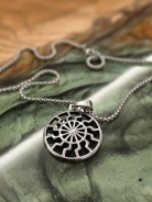 Halskette - Schwarze Sonne - 35 -